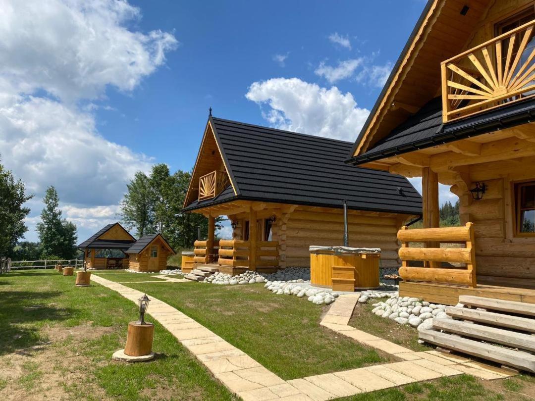 Domki Gorce Klikuszowa Sauna Jacuzzi Exterior photo