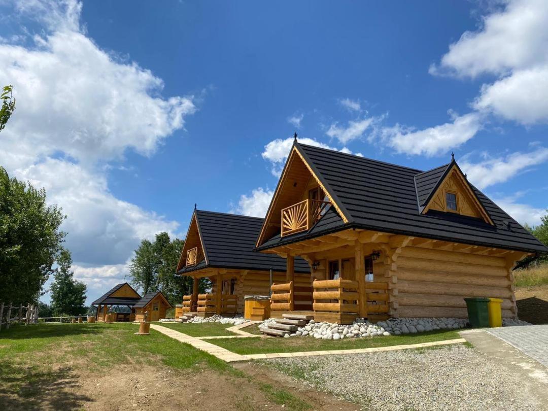 Domki Gorce Klikuszowa Sauna Jacuzzi Exterior photo